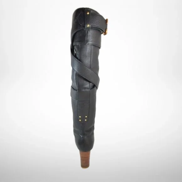 CHLOÉ Prince Paddington Leather Boots - Size:38 - Picture 14 of 16